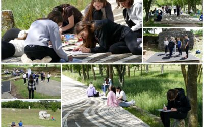 Terenska nastava iz geografije i likovne kulture u Parku Dubrova