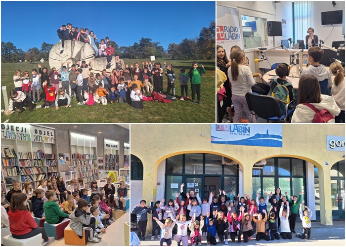 Prvaši i drugaši spojili učenje i zabavu na terenskoj nastavi u Labinu