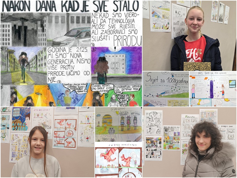Naše učenice stripom odgovorile na pitanje “Di smo sutra?”