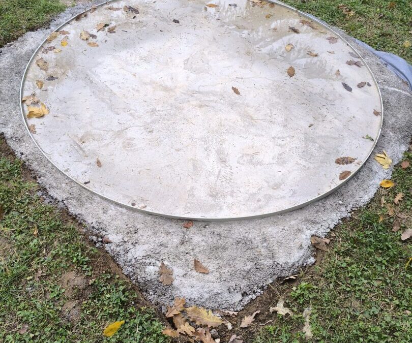 Zahvala roditeljima koji su izradili atletski krug za bacanje kugle