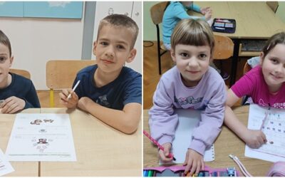 U prvim razredima naše škole održano ekipno matematičko natjecanje MAT liga