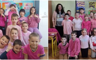 Učenici razredne nastave obilježili Dan ružičastih majica- međunarodni dan borbe protiv vršnjačkog nasilja