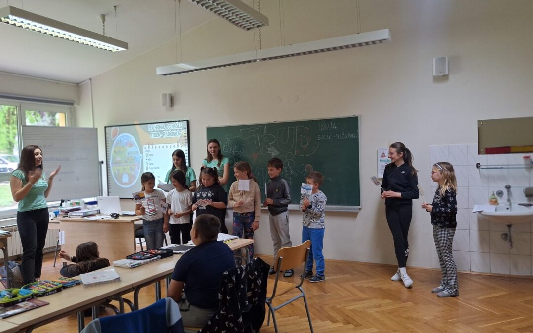 Edukacijom protiv rasipanja: predavanje labinskih učenica za učenike mlađih razreda